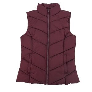 Aeropostale Red Puffer Vest Size Small Women’s